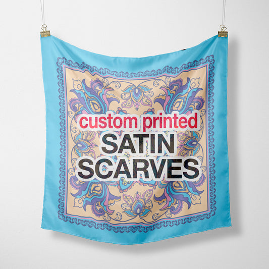 Silky Poly Satin Charmuse Scarf - Luxurious Accessory for Any Occasion