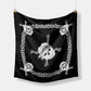 Eddie Munson Black Bandana Skull Chains Costume Scarf - Perfect for Cosplay