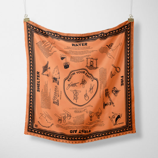 Wilderness Survival Tips Bandana - Your Ultimate Outdoor Companion