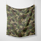 Green Camo Bandana, Woodland Camouflage Hair Scarf