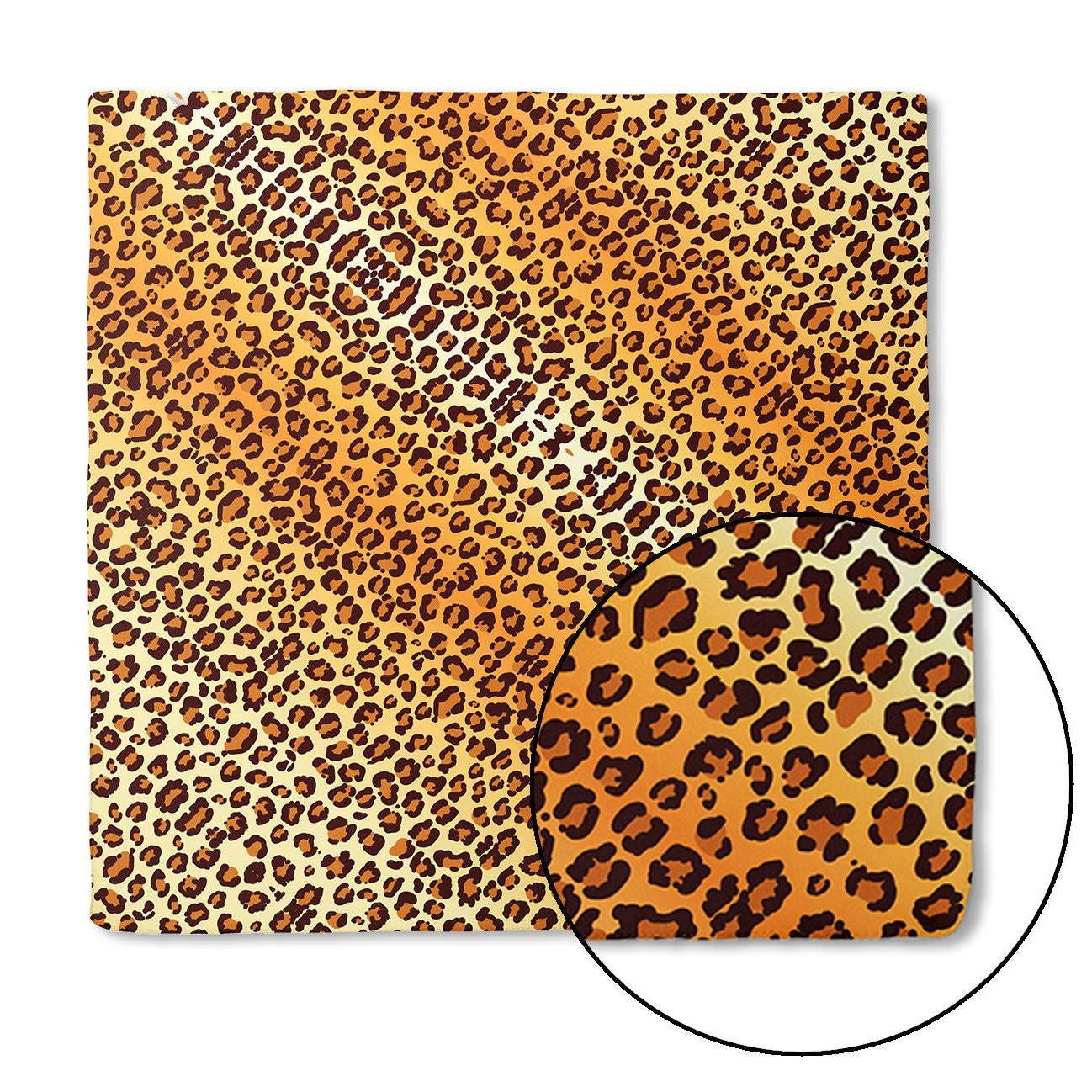 Leopard Print Bandana or Scarf - Versatile and Stylish Accessory for Any Occasion