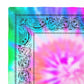 Rainbow Tie Dye Paisley Bandana, Head Wrap or Hair Scarf, Tie Top or Halter,